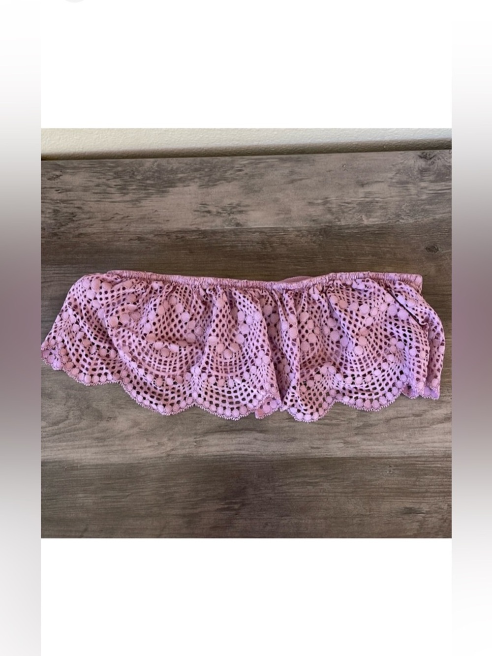Victoria’s Secret Lilac Lace Bandeau Size Small - Picture 1 of 5